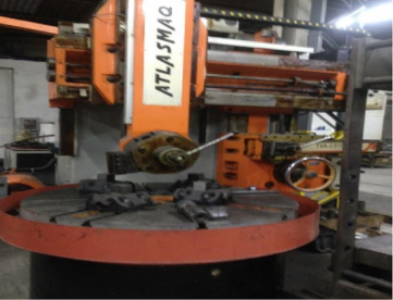 Foto: TORNO VERTICAL ATLASMAQ C5116A 1400MM X 1000MM ALTURA - MAQUINA ZERO KM