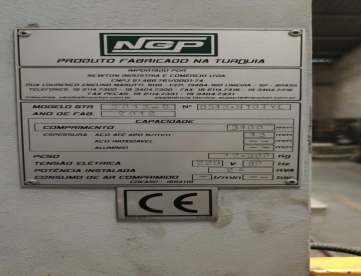 Foto: GUILHOTINA CNC NEWTON NGP 3100 X 13MM - ANO 2012