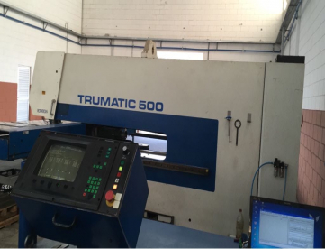 Foto: PUNCIONADEIRA TRUMPF TRUMATIC -  TC500 - ANO 1997 - 800X1600X300MM