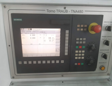 Foto: TORNO CNC TRAUB - TNA 480 - ANO 1987 - RETROFITADO EM 2008