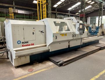 Foto: TORNO CNC ROMI - CENTUR 50 - ANO 2010 - 1000 x 5000mm