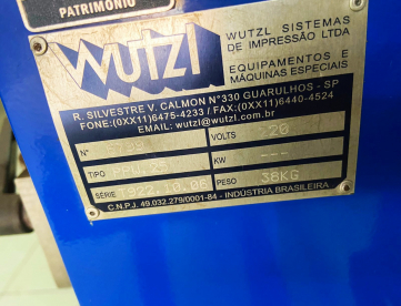 Foto: PUNCIONADEIRA  DE IMPRESSÃO CNC WUTZL  PPW 25