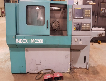 Foto: TORNO CNC INDEX - MC200 - ANO 2007 - COM FERRAMENTAS ACIONADAS