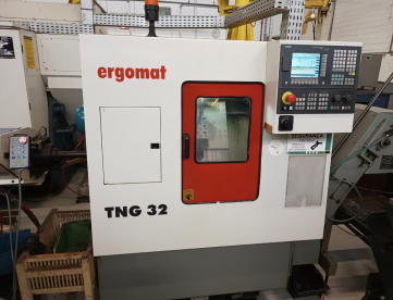 Foto: TORNO AUTOMÁTICO CNC - TIPO "GANG" - ERGOMAT - TNG32 - ANO 2013 - COM ALIMENTADOR DE BARRAS