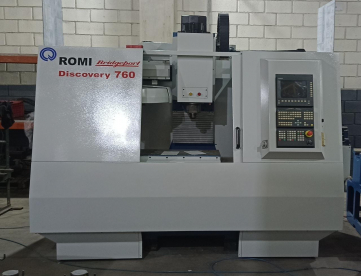 Foto: CENTRO DE USINAGEM VERTICAL CNC ROMI DISCOVERY 760 - 760MM X 406MM X 508MM