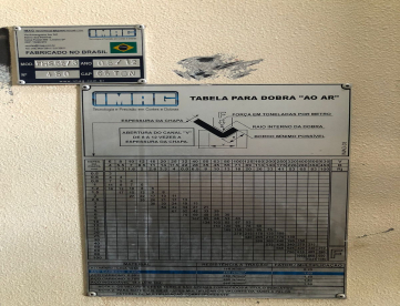 Foto: DOBRADEIRA CNC IMAG PHS 65/3 - 3000MM X 5MM - COM NR12 - ANO 2012