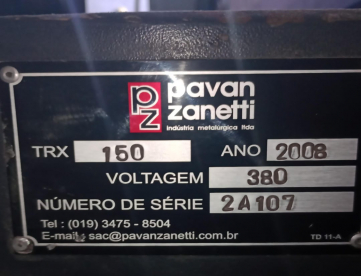 Foto: INJETORA DE PLÁSTICOS PAVAN ZANETTI TRX 150 ANO 2008