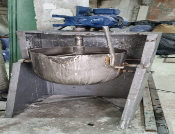 Foto: MISTURADOR DE MATERIAL 50L C/ CESTO EM AÇO INOX ANO 2019