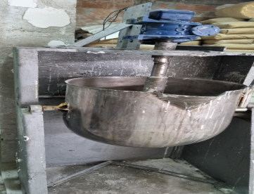 Foto: MISTURADOR DE MATERIAL 50L C/ CESTO EM AÇO INOX ANO 2019