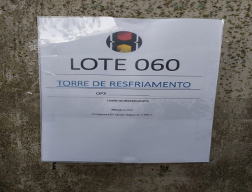 Foto: LOTE RF 0060 - TORRE DE RESFRIAMENTO