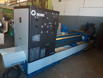 Foto: TORNO MECÂNICO ROMI E-45B - 1100MM X 3000MM