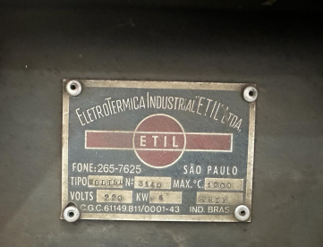 Foto: FORNO PARA TEMPERA MARCA ETIL