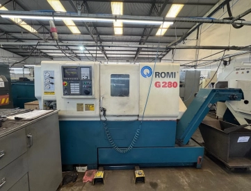 Foto: Torno CNC ROMI G280 Ano: 2005 COMANDO: FANUC