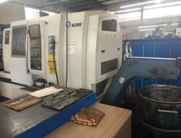 Foto: Torno CNC ROMI Modelo: E280 Ano: 2006 Comando: Fanuc series 21i - TB