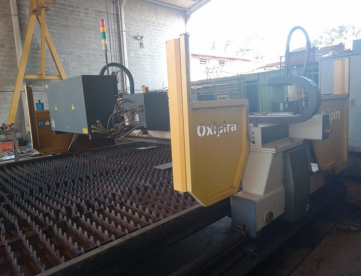 Foto: MÁQUINA DE CORTE PLASMA CNC OXIPIRA - MODELO MASTER 35  - ANO  2014 - 8000 X 3000 MM