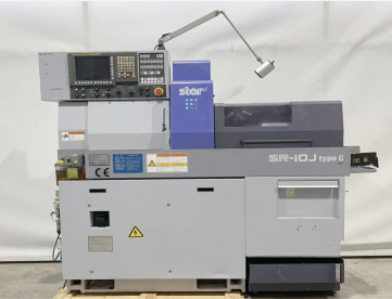 TORNO CNC - STAR - SR10J -  ANO 2016 - AUTOMÁTICO DE CABEÇOTE MÓVEL - SEM ALIMENTADOR DE BARRAS  - COM 7 EIXOS
