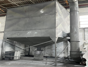 Foto: EXAUSTOR CENTRIFUGO COLETOR DE PÓ - MOD. EC 400/II - COMPLETO C/ MOTOR E TUBULAÇÃO