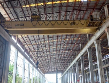 Foto: PONTE ROLANTE BIVIGA - 32 TONELADAS - VAO DE 24.5 METROS - ANO 2005 -  COM DUPLA VIGA - NAO ACOMPANHA COLUNA