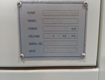 Foto: CENTRO DE USINAGEM - GAMA - VMC650 - ANO 2023 - 4° Eixo