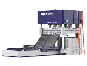 PRENSA HIDRÁULICA - ETEC - HMG 120JM - AJUSTE DE MOLDES