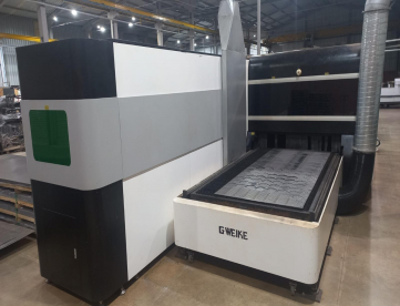 Foto: MÁQUINA DE CORTE A LASER - G.WEIKE - 6KW - 1500 x 3000MM - ANO 2021 CORTA CHAPAS E TUBOS