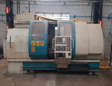 TORNO CNC - SINITRON - BNC 2280X - 2000 X 680 MM - ANO 2011 - COMANDO FANUC