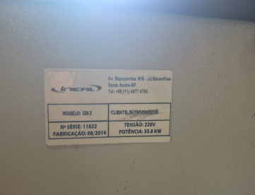 Foto: DESUMIDIFICADOR - INEAL - SDI-2 - ANO 2014