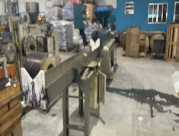 Foto: LINHA COMPLETA EXTRUSÂO DE TUBOS PLASTICOS -MARCA SANTA MARIA -MODELO JS-1P- ANO 2002