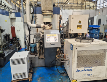 Foto: CENTRO DE USINAGEM HORIZONTAL - DUPLO PALLET 500 X 500 MM - GROB - BZ500T - ANO 2007