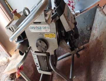 CHANFRADORA ELETRICA CEVISA -MODELO CHP 12-IDEAL PRA PREPARAR JUNTA PRA SOLDAGEM-ANO 2022