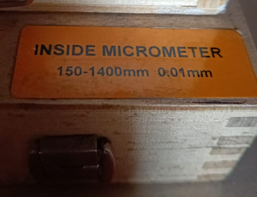 Foto: MICROMETRO TUBULAR E PAQUÍMETRO DIGITAL