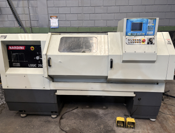 TORNO CNC - NARDINI - LOGIC 250 - TIPO GANG - BARRAMENTO 1000 x 500