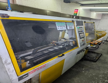 LINHA DE CORTE AUTOMÁTICA OMP - MODELO EUROMATIC 370 CNP - ANO 2015 - RETROFIT EM 2020 - COM NR12