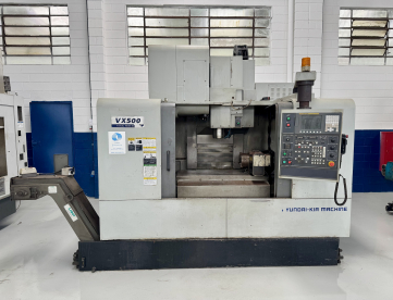 CENTRO DE USINAGEM VERTICAL - HYUNDAI - VX500 - 1060 X 510 X 635 - ANO 2010 - COM 4º EIXO