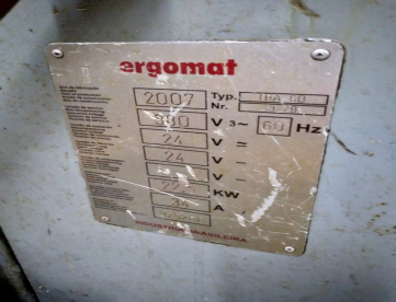 Foto: TORNO AUTOMÁTICO - ERGOMAT - TB60 - ANO 2007 - ALIMENTADOR BOSS 542  - COMANDO ERGOMAT