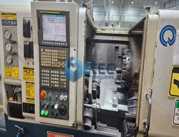 Foto: CENTRO DE TORNEAMENTO CNC COM FERRAMENTA ACIONADA - ROMI - GL280M - ANO 2010 - COMANDO FANUC