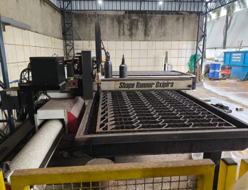 Foto: CORTE A PLASMA CNC - HYPERTHERM - SHAPE RUNNER - OXIPIRA - 1500MM X 3000MM