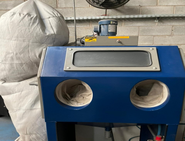 Foto: CABINE DE JATO DE AREIA