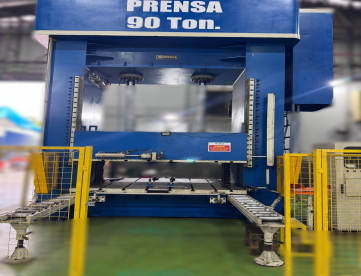 PRENSA HIDRÁULICA - GERMAQ - PHE-100 - 90TON - ANO 2006