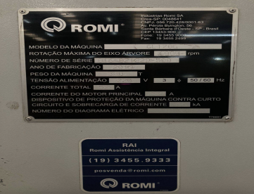 Foto: TORNO CNC - ROMI - GL 170G - TIPO GANG - ANO 2019 - COMANDO FANUC 0i-DCTF