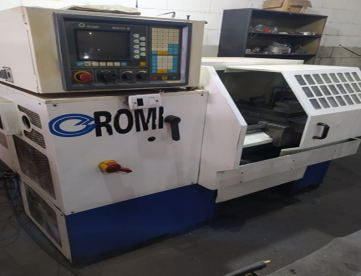 TORNO CNC ROMI - CENTUR 30RV - 430 x 500MM - ANO 1997 - SISTEMA DE GANG