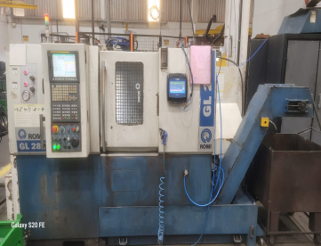 CENTRO DE TORNEAMENTO - ROMI - GL280 - COMANDO FANUC - ANO 2014
