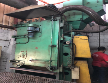Foto: MÁQUINA JATEADORA DE GRANALHA - TIPO GANCHEIRA 500KG REFORMADA 2021