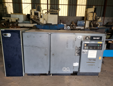 COMPRESSOR DE AR PARAFUSO - ATLAS COPCO - GA 507 - 50 HP - ANO1987