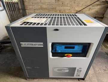 Foto: COMPRESSOR PARAFUSO - ATLAS COPCO - GA11VSD+ FF - COM INVERSOR DE FREQUÊNCIA  - ANO 2013