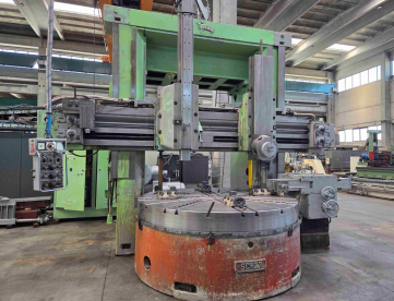 TORNO VERTICAL MECÂNICO - TITAN SC-27 - PLACA 2500 MM - PASSAGEM 2700 MM - ALTURA 1900 MM