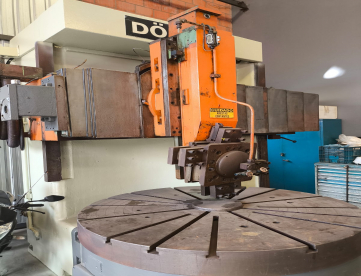 Foto: TORNO VERTICAL CNC - DORRIES - 1600MM PLACA - 1800MM PASSAGEM - 1150MM ALTURA - COMANDO SIEMENS