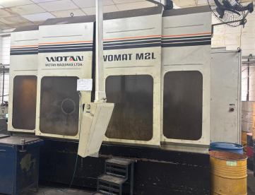 FRESADORA CNC BANCO FIXO - WOTAN - WOMAT M2L - 2000 x 1000 x 850 MM - MÁQUINA MUITO CONSERVADA - ANO 2000