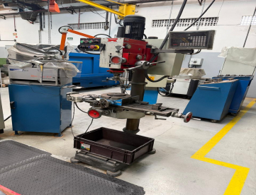FURADEIRA FRESADORA ENGRENADA DE COLUNA - AMBOSS - AMB-100.40BE AUTO+PLUS