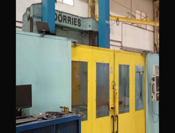 Foto: TORNO VERTICAL CNC - DORRIES - PLACA 2500 - TORNEÁVEL 2750 MM - ALTURA 1560 MM - COMANDO SIEMENS - TRABALHANDO NA INDÚSTRIA